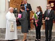 Parafia p.w. Bo�ego Cia�a w �om�y -
						  W podzi�kowaniu za 24 lata pos�ugi duszpasterskiej w naszej parafii, 2012 r.