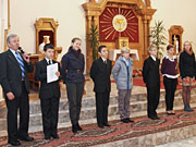 Parafia p.w. Bo�ego Cia�a w �om�y -
						  Program poetycko-muzyczny w ho�dzie b�. Papie�owi Janowi Paw�owi II, 2012 r.