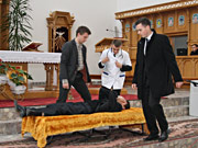 Parafia p.w. Bo�ego Cia�a w �om�y -
						  Spektakl po�wi�cony �w. St. Kostce - wystawiony przez kleryk�w II roku Seminarium 2014 r.