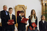 Parafia p.w. Bo�ego Cia�a w �om�y -
						  Program poetycko – muzyczny	„W darze Fatimskiej Pani”	wystawiony przez Teatrzyk �ywego S�owa „Logos„ - 15 listopada 2015 r.