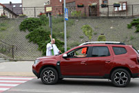 Parafia p.w. Bo�ego Cia�a w �om�y - b�ogos�awie�stwo pojazd�w mechanicznych i ich u�ytkownik�w