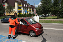 Parafia p.w. Bo�ego Cia�a w �om�y - b�ogos�awie�stwo pojazd�w mechanicznych i ich u�ytkownik�w