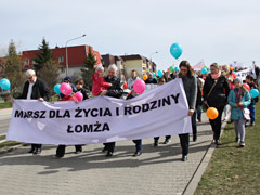 Parafia p.w. Bo�ego Cia�a w �om�y - Marsz dla �ycia i Rodziny