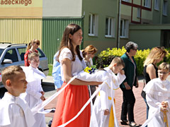 Parafia p.w. Bo�ego Cia�a w �om�y - 26 maja 2016 r. procesja Bo�ego Cia�a