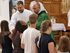 Parafia p.w. Bo�ego Cia�a w �om�y - Msza �w. Prymicyjna, Ks. Marek Zawojski