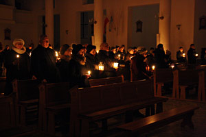 Roraty - uroczysta Msza �w. o brzasku dnia 21 grudnia 2016 r. godz. 6.30