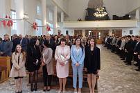 Ks. bp Janusz Stepnowski udzieli� m�odzie�y naszej parafii sakramentu bierzmowania.